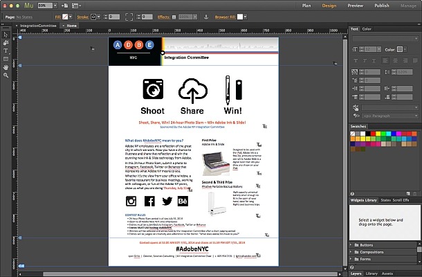 Adobe Muse CC 2018
