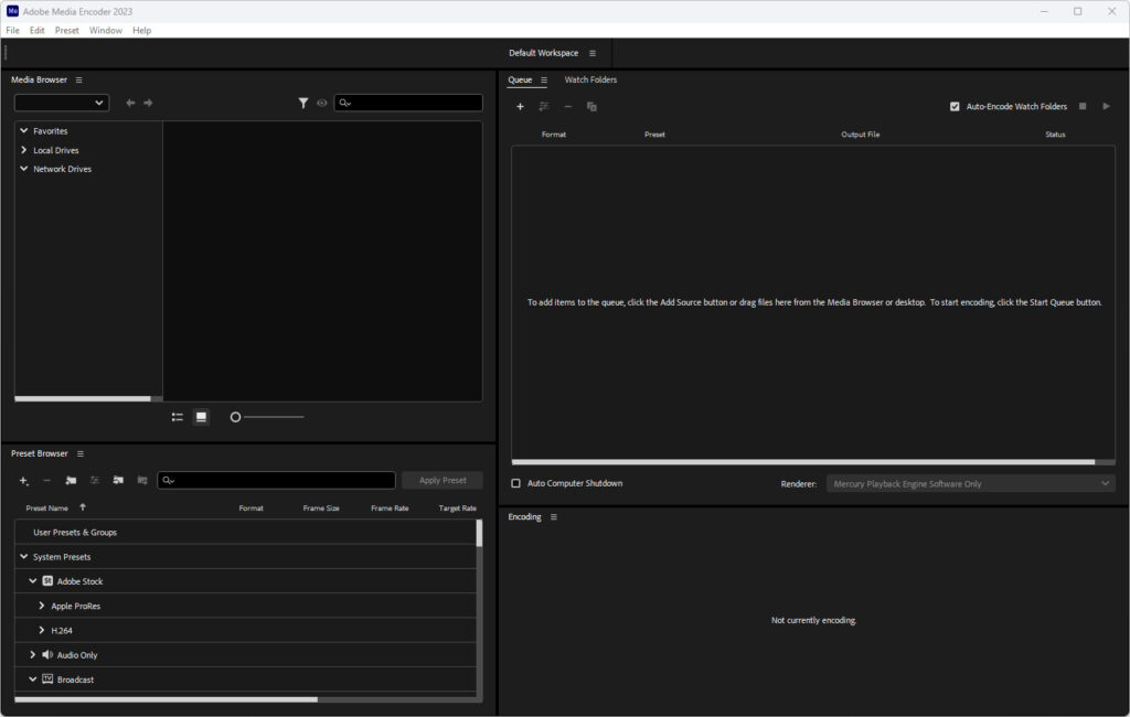 Adobe Media Encoder 2024